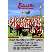 Jubiläumsfeier 20 Jahre Gallus Musikanten mit CD-Taufe